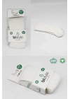 ®   Tekli Ekose Kabartma Penye Külotlu Çorap BS50105 Ekru