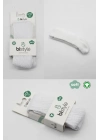 ®   Tekli Zikzak Kabartma Penye Külotlu Çorap BS50108 Beyaz