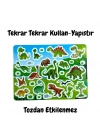 Tekrar Kullanılabilen Sticker Dinosaur World