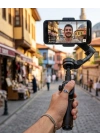 Telefon Gimbal Stabilizer Video Sabitleyici Vlog Çekim Aparatı