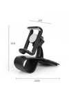 Telefon Tutucu Araç İçi Telefon Tutucu Klipsli 360c Dönüş