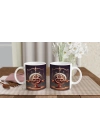 Terazi Burcu Baskılı Kahve Kupası - Zamanın Çarkları Astroloji Mekanizması Vs4