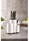 Tezgah Üstü Beyaz Kaşıklık & Bıçaklık & Kepçelik & Organizer