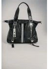 Toja Siyah Cilt Kol Ve Omuz Çantası
