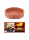 Toprak Güveç, Fırın Kabı, Yuvarlak Fırın Tepsisi Büyük Boy 30 cm