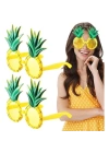 Tropikal Hawaii Ananas Şekilli Parti Gözlüğü