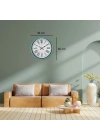 Turkuaz 36 Cm Dekoratif Duvar Saati
