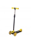 Twist Led Işıklı 3 Tekerlekli Scooter Sarı