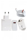Type-C 67w (Watt) Ultra Hızlı Şarj Aleti Adaptör Kablo Set