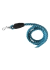 Üçlü Sarmallı Köpek Gezdirme Halatı 1 cm-120 cm Mavi