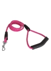 Üçlü Sarmallı Köpek Gezdirme Halatı 1 cm-120 cm Pembe