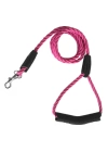 Üçlü Sarmallı Köpek Gezdirme Halatı 1 cm-120 cm Pembe