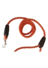 Üçlü Sarmallı Köpek Gezdirme Halatı 1 cm-120 cm Turuncu