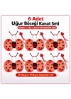 Uğur Böceği Kostüm Seti – Kanat Taç Asa