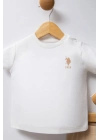 U.S Polo Bebek 3Lü Takım USB2382 Beyaz