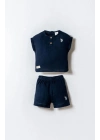 U.S. Polo Şortlu Takım USB2882 Lacivert