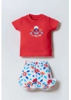 U.S. Polo Şortlu Takım USB2999 Nar Çiçeği