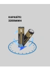 USB Type-C Girişli Şarjlı AA Lityum Pil | 1.5V Sabit Çıkış | 3200mWh (2li Paket)
