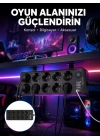 USB ve Type-C Çıkışlı 10lu Akım Korumalı Çoklu Priz Güç Dağıtıcı