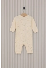 U.S.Polo Kız Bebek Uzun Kol Patiksiz Tulum USB2111 Krem