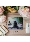 Üst Üste Dizilmiş Zen Taşları Mousepad - 19x23 cm 2 mm Dikdörtgen İthal Baskılı Mouse Pad