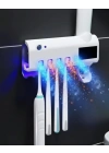 ® UV Sterilizasyonlu Duvara Monte Otomatik Diş Fırçası Tutucu