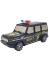 Uzaktan Kumandalı Mercedes Polis Jeep 1:20 Ölçek 18 Cm Siyah - 13578-887