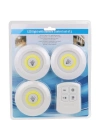 Uzaktan Kumandalı Yapışkanlı 3lü Led Spot Lamba