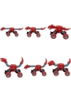 Uzayan Dinazor Arabalar 18 cm - Kırmızı
