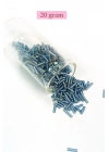 Uzun Boru Kesme Boncuk Çap 2mm Uzunluk 10 mm - 20 Gram - Camgöbeği Mavi - BNC228
