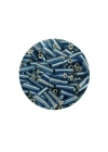 Uzun Boru Kesme Boncuk Çap 2mm Uzunluk 10 mm - 20 Gram - Camgöbeği Mavi - BNC228