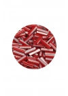 Uzun Boru Kesme Boncuk Çap 2mm Uzunluk 10 mm - 20 Gram - Kırmızı Beyaz - BNC239