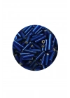Uzun Boru Kesme Boncuk Çap 2mm Uzunluk 10 mm - 20 Gram - Lacivert - BNC233