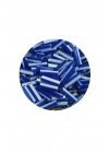 Uzun Boru Kesme Boncuk Çap 2mm Uzunluk 10 mm - 20 Gram - Mavi Beyaz - BNC236