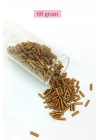 Uzun Boru Kesme Boncuk Çap 2mm Uzunluk 10 mm - 60 Gram - Gold - BNC287