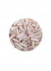 Uzun Boru Kesme Boncuk Çap 2mm Uzunluk 10 mm - 60 Gram - Mat Beyaz - BNC302