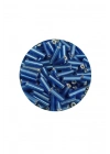 Uzun Boru Kesme Boncuk Çap 2mm Uzunluk 10 mm - 60 Gram - Mavi - BNC281