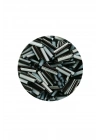 Uzun Boru Kesme Boncuk Çap 2mm Uzunluk 10 mm - 60 Gram - Siyah Beyaz - BNC290
