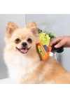 Uzun Tüylü Köpekler İçin Kolay Tarama Fırçası Temizlenebilir Çelik Tarak Tüy Toplayıcı Medium