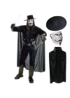 V For Vendetta Maskesi Şapka Pelerin Seti