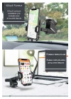 Vantuzlu Araç İçi Uzayan Ayarlanabilir Telefon Tutucu