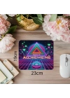 Vaporwave Tarzı Neon Mousepad - 19x23 cm 2 mm Dikdörtgen İthal Baskılı Mouse Pad