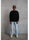 Baskılı Sweat - Siyah -