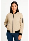 Bomber Mont Ceket - bej -
