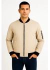 Bomber Mont Ceket - Bej -