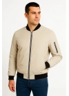 Bomber Mont Ceket - Bej -