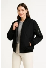 Bomber Mont Ceket Siyah -