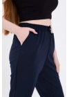 Tam Kalıp Basic Eşofman Pantolon - Lacivert -