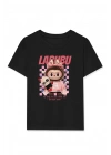 Labubu   Baskılı T-Shirt - Siyah -
