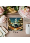 Veri Bulutlu Kurgusal Kod Mousepad - 19x23 cm 2 mm Dikdörtgen İthal Baskılı Mouse Pad